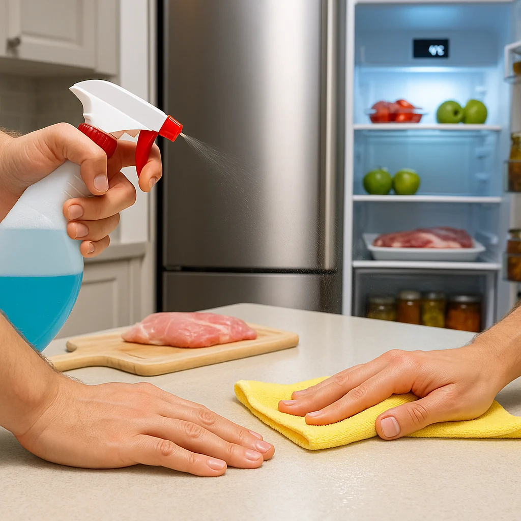 Thực hiện thói quen bếp núc gọn gàng để bảo đảm bữa ăn chất lượng